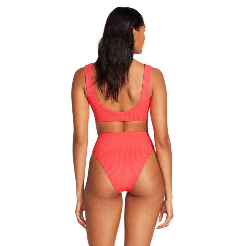 Vitamin A NWOT NEVER WORN The Icon One Piece - Coral Glow EcoRib BT - Size M - Picture 3 of 5